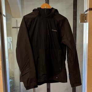 Unisex Columbia Black Raincoat